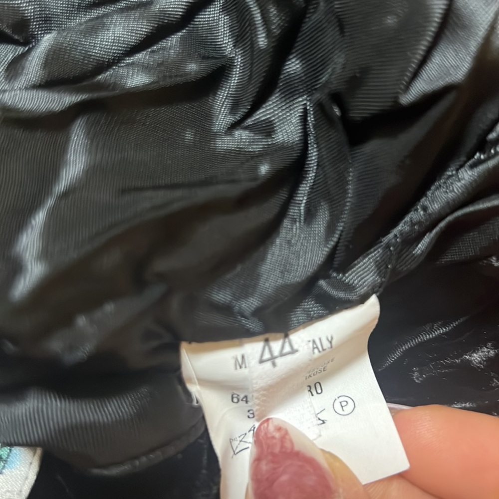 Emporio Armani Vintage Velvet Strappy Mini Dress - Picture 6 of 7